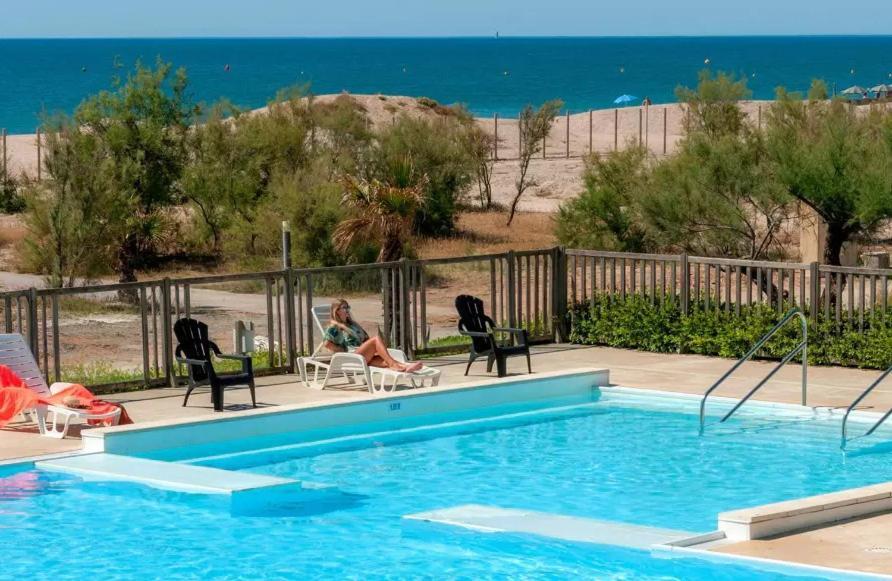 Les Pieds Dans L'Eau A Palavas ! Mer A 50 M ! Mhome 6 Pers Climatise T Confort Camping 4 Etoiles Eksteriør billede